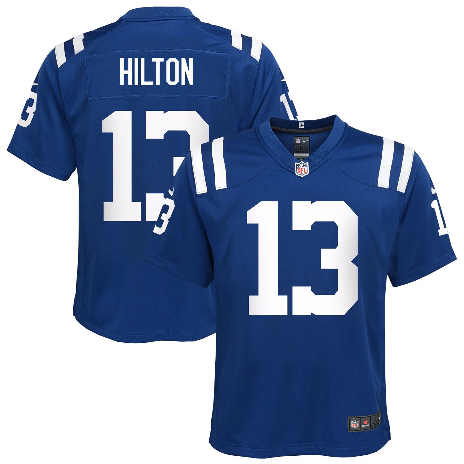 

Молодежный Nike TY. Джерси Hilton Royal Indianapolis Colts Game Nike