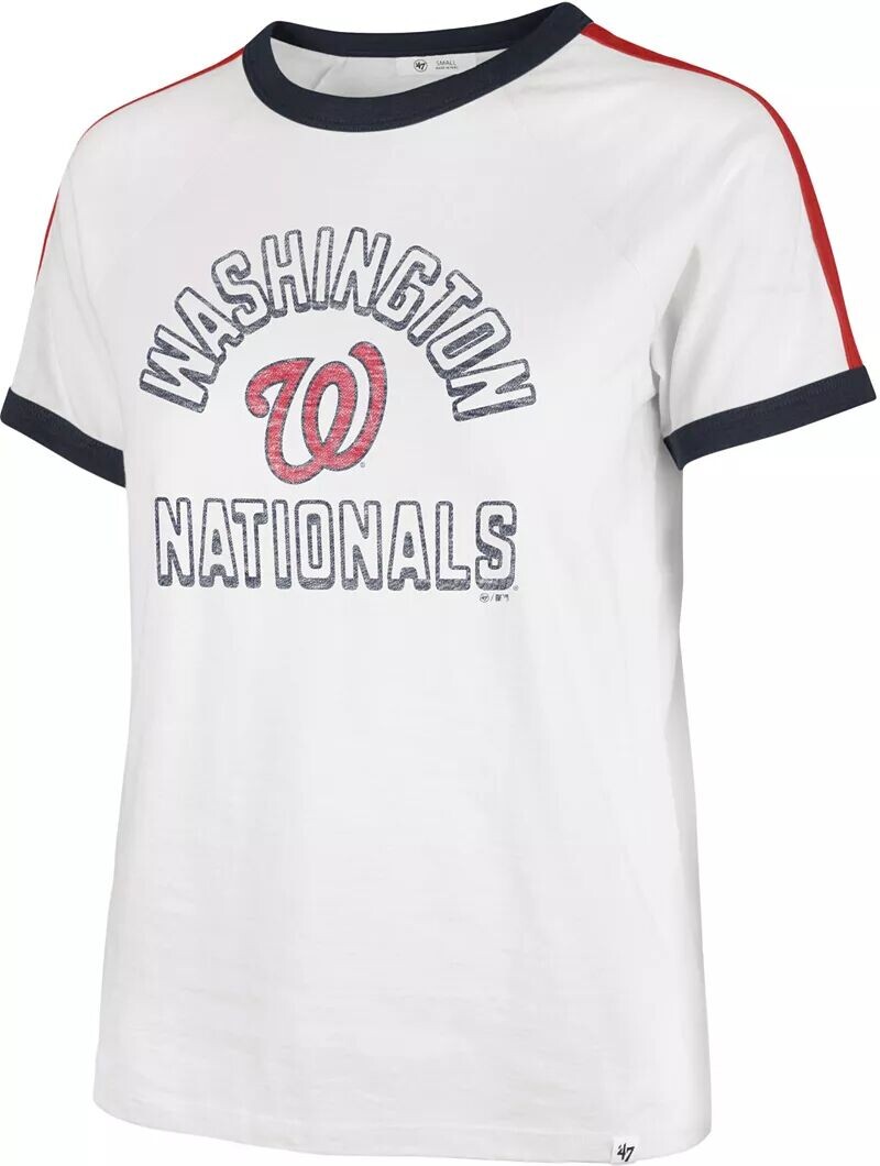 

Женская белая футболка Sweet Heat '47 Washington Nationals