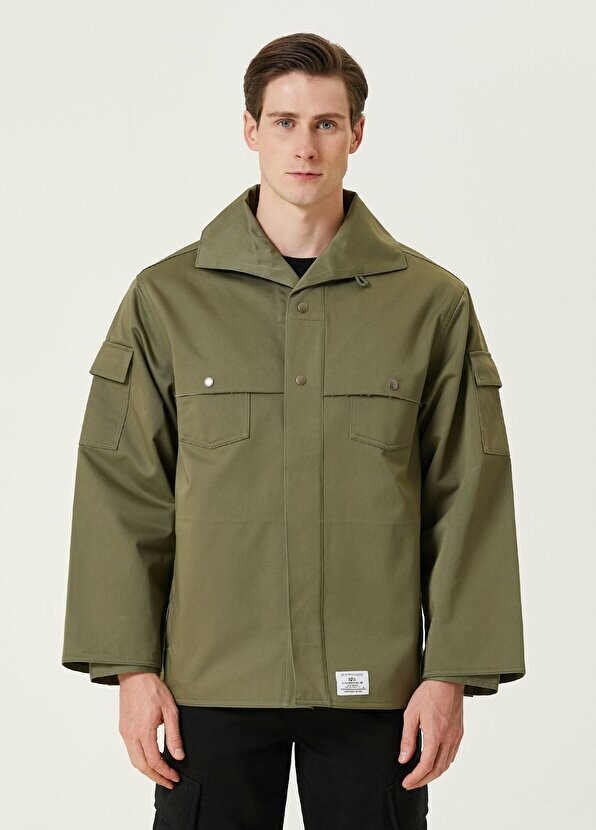 

Хаки пальто Alpha Industries