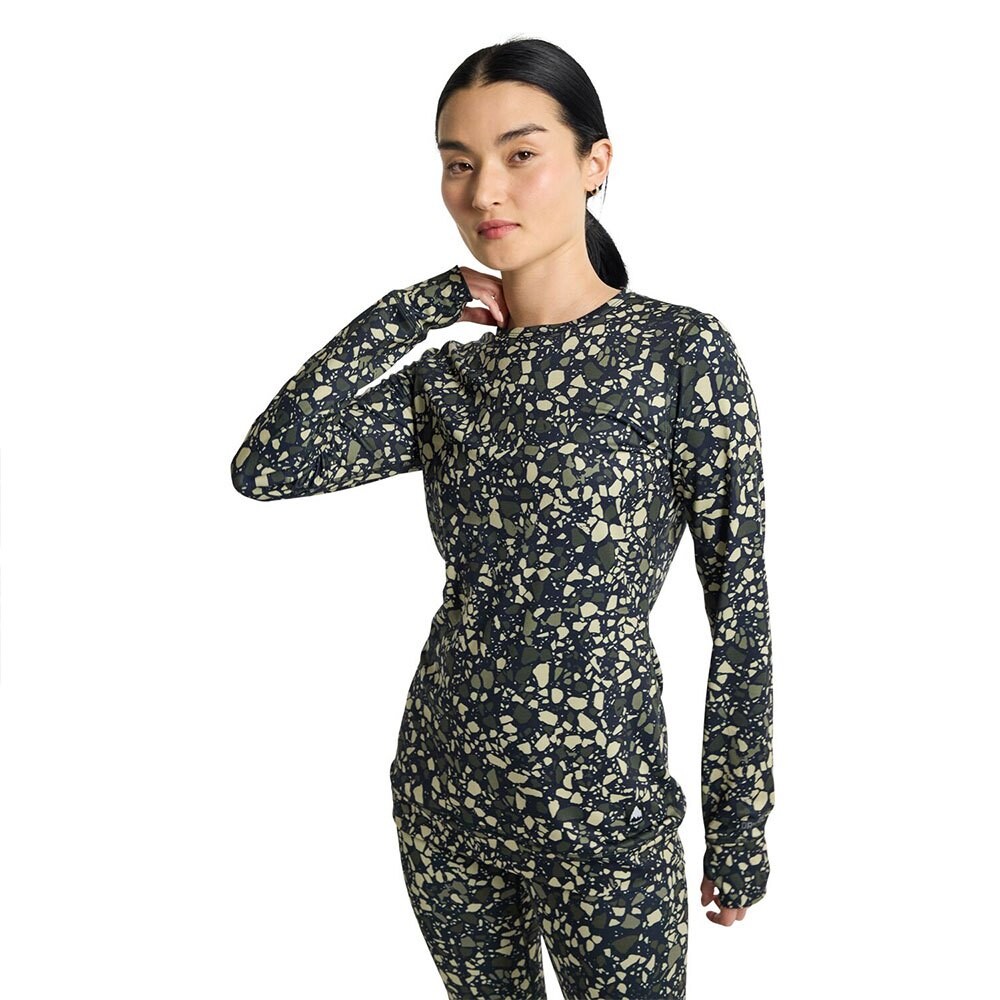 

Базовый слой с длинным рукавом Burton Midweight, зеленый