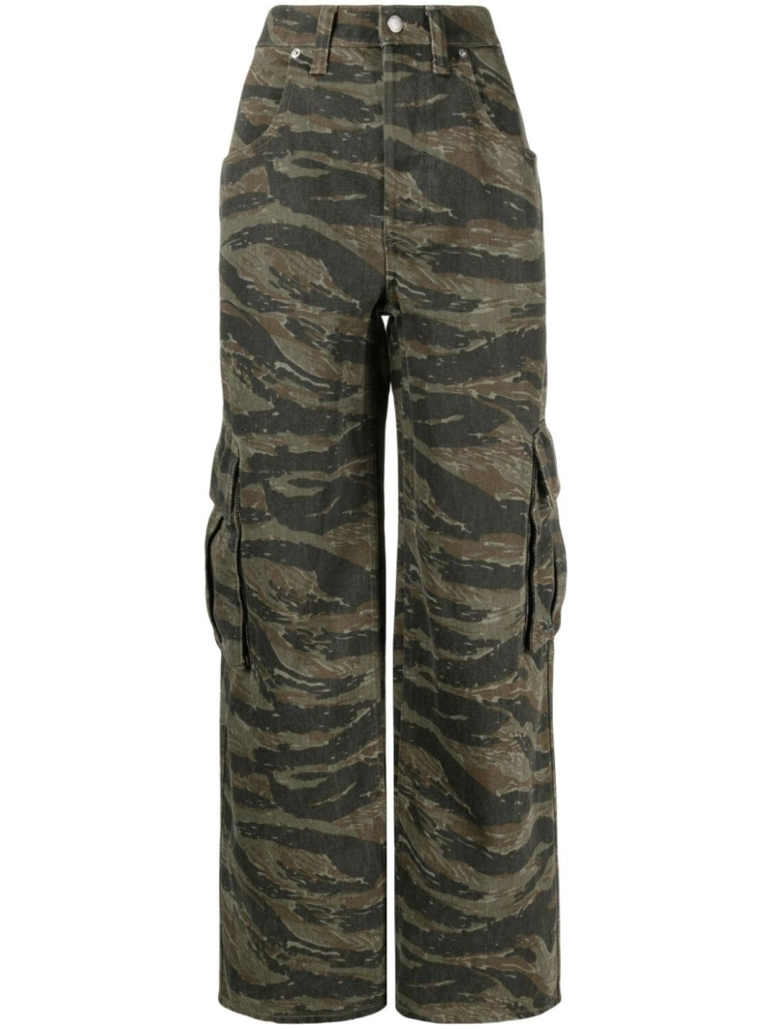 

Alexander Wang джинсы карго с камуфляжным принтом, зеленый