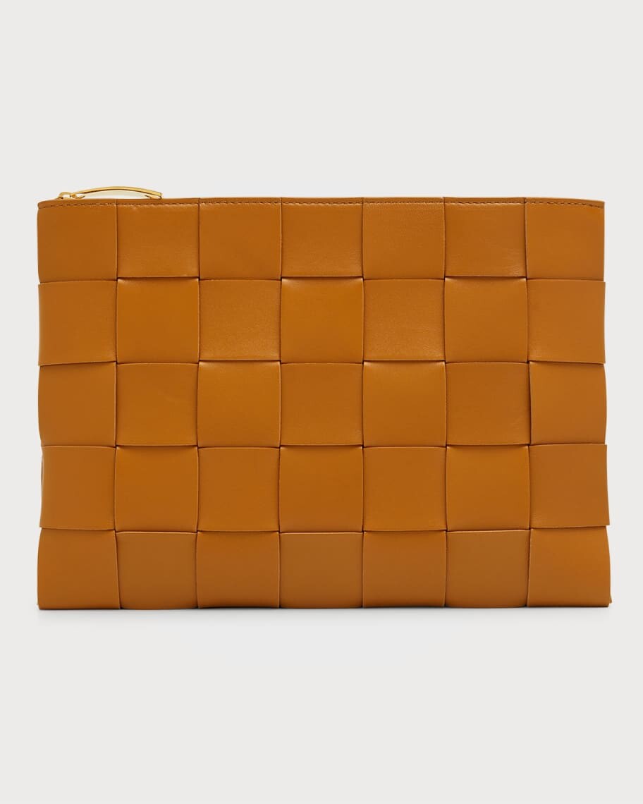

Плетеный кожаный кошелек-кошелек Bottega Veneta