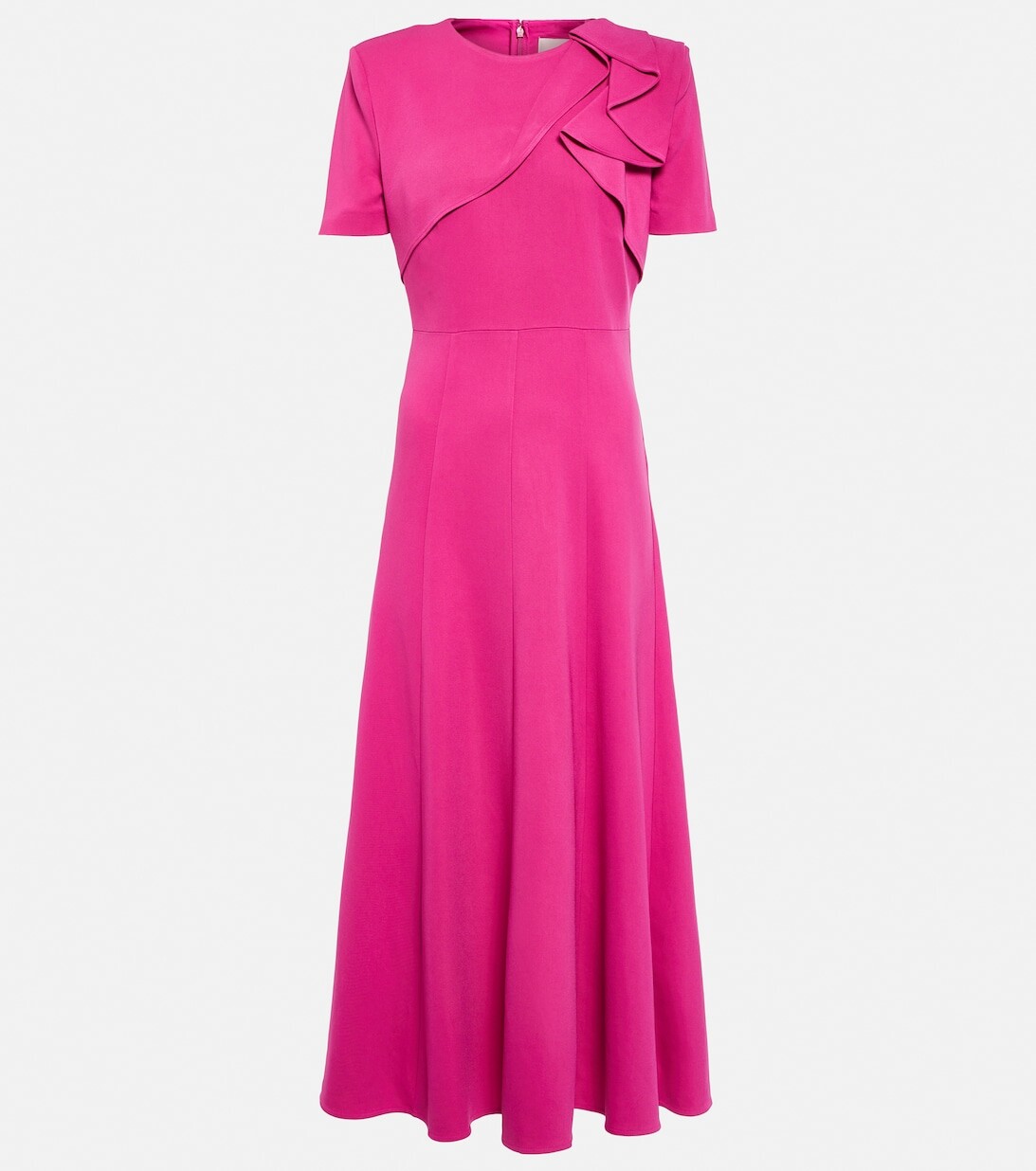 

Платье миди асимметричного кроя ROLAND MOURET, розовый
