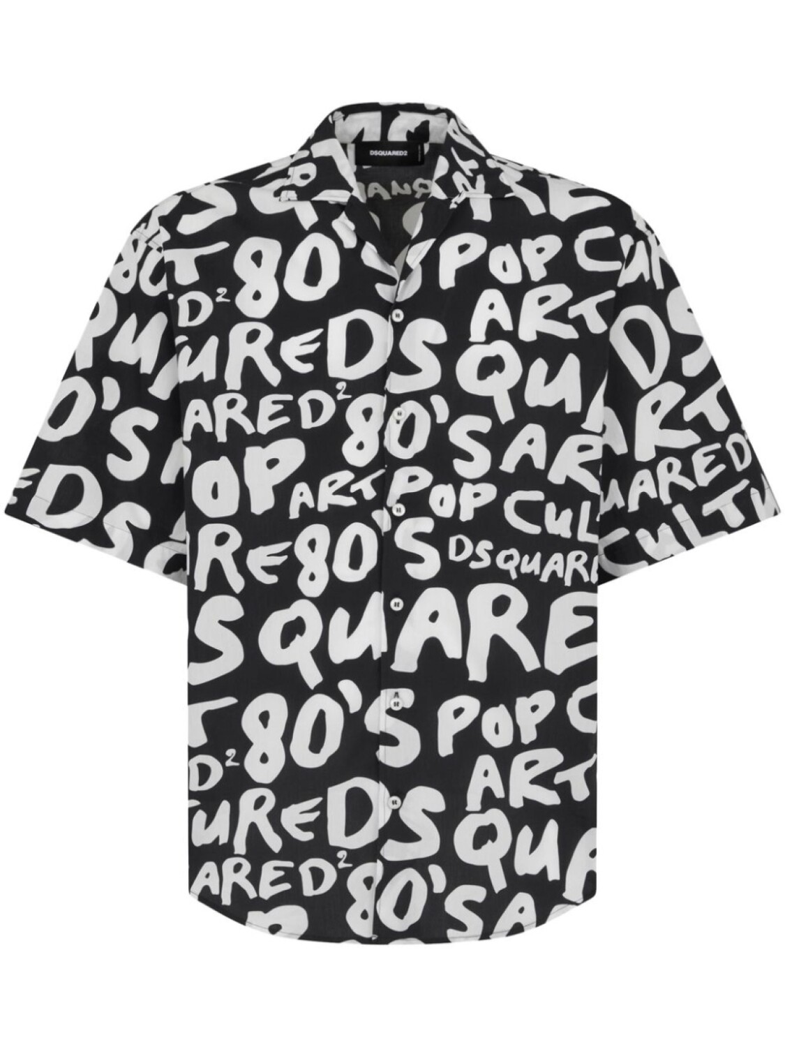 

Dsquared2 рубашка 80's Pop с принтом, черный