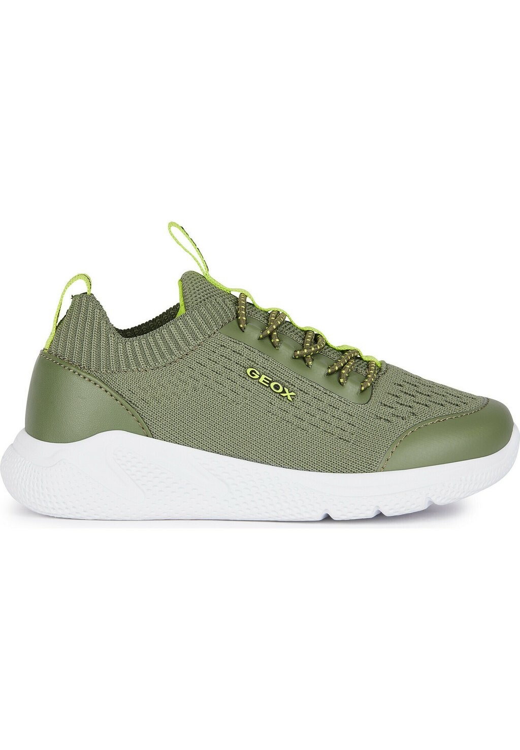 

Кроссовки низкие SPRINTYE Geox, цвет military lime