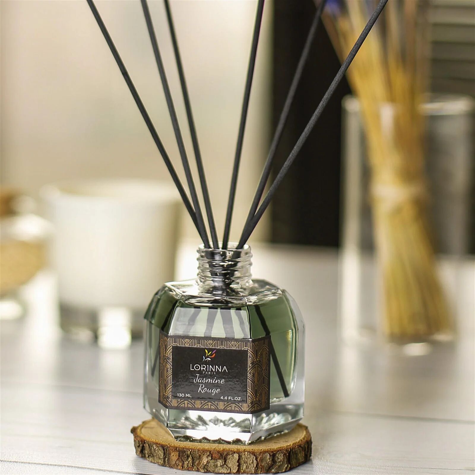 

Lorinna Bamboo Room Fragrance - Жасмин-Амбра - 130 мл