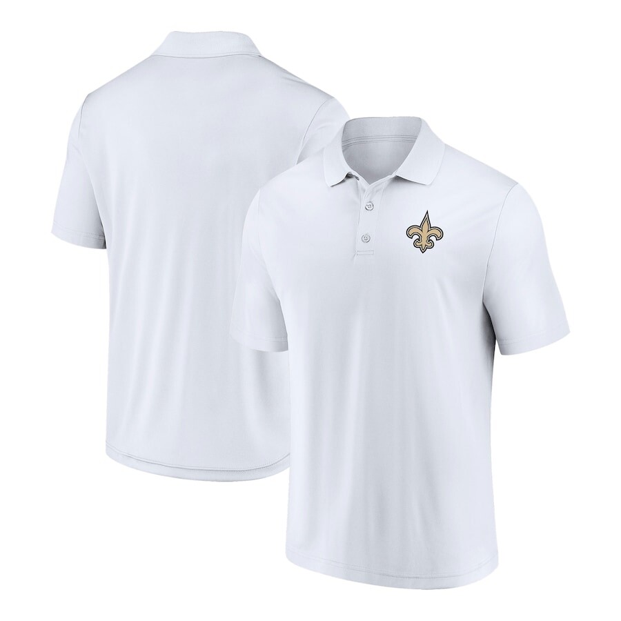 

Поло с коротким рукавом Fanatics Branded New Orleans Saints, белый