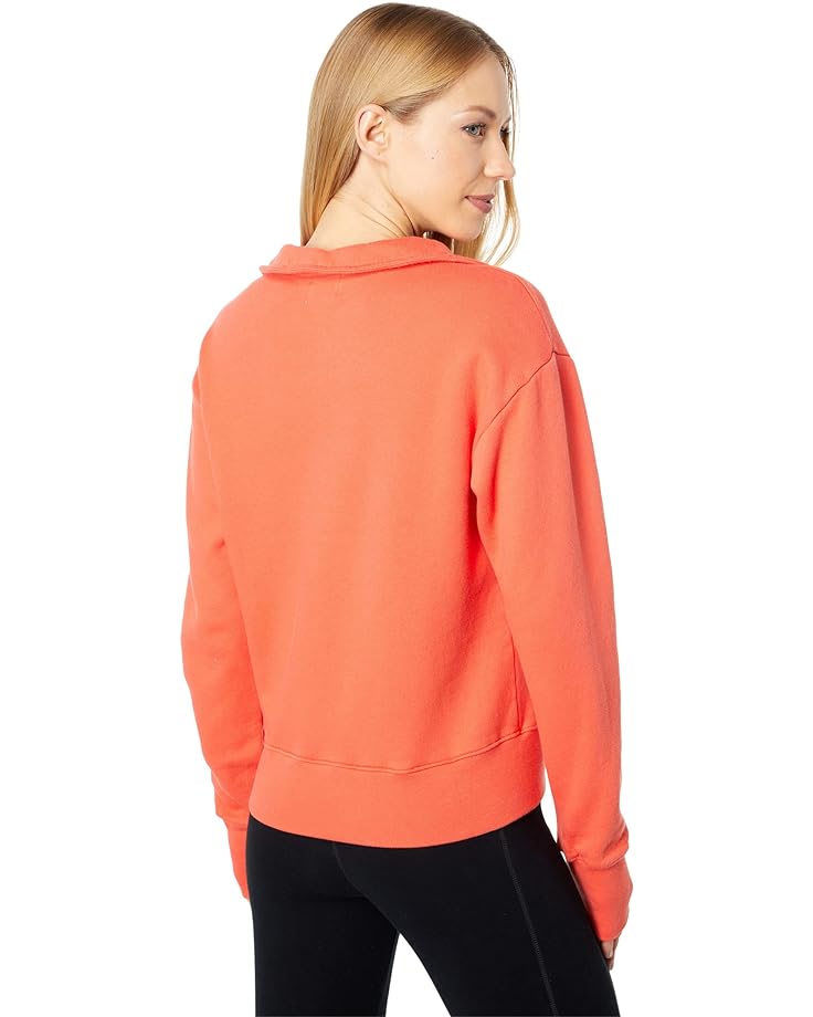 цена Толстовка SUNDRY Collared Sweatshirt, коралловый