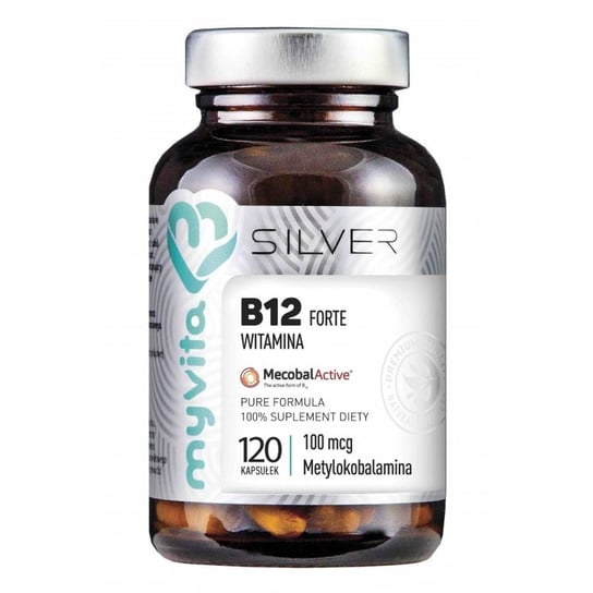 

Silver Pure 100% витамин B12 Форте 120 капсул MyVita