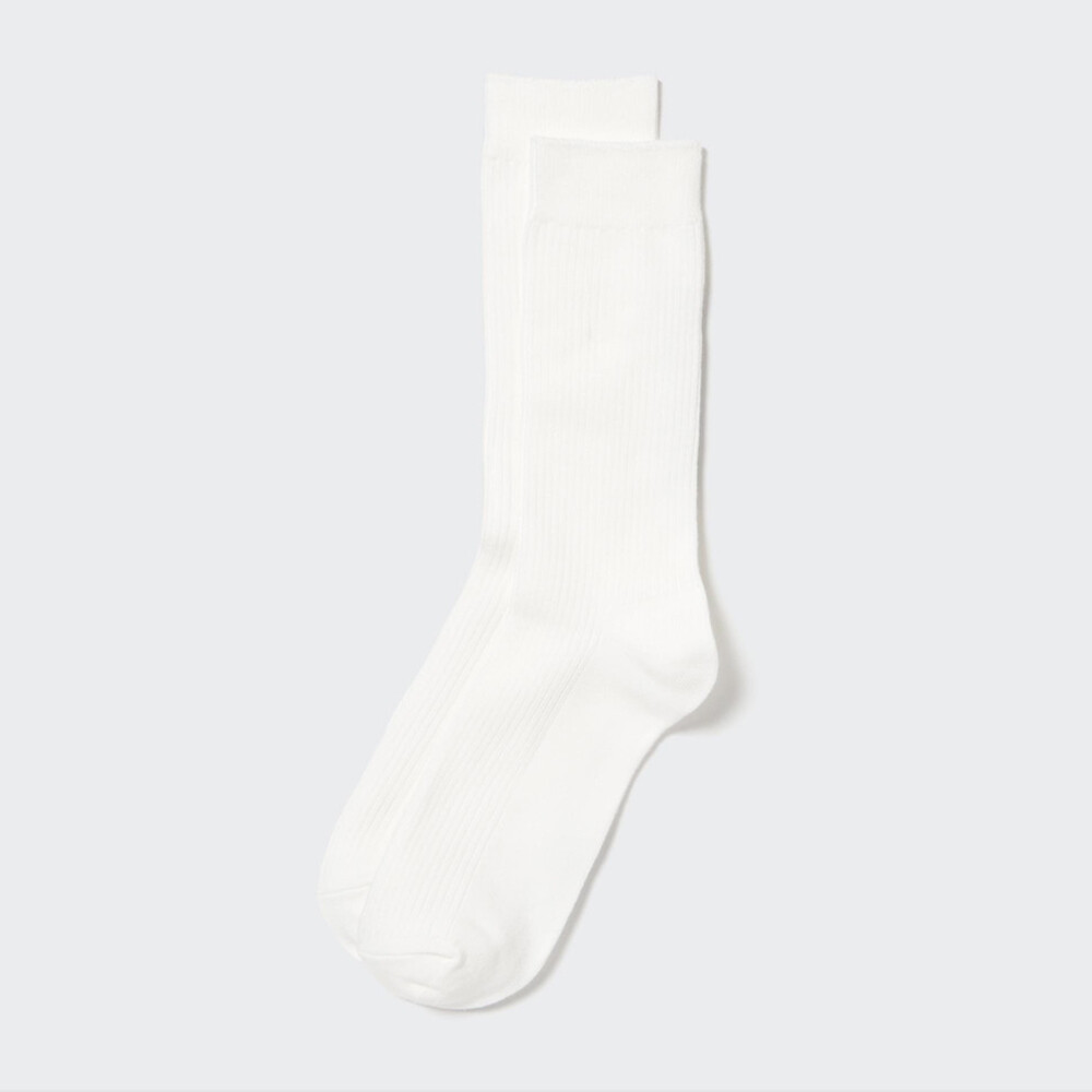 

Мужские носки Uniqlo однотонные, белый