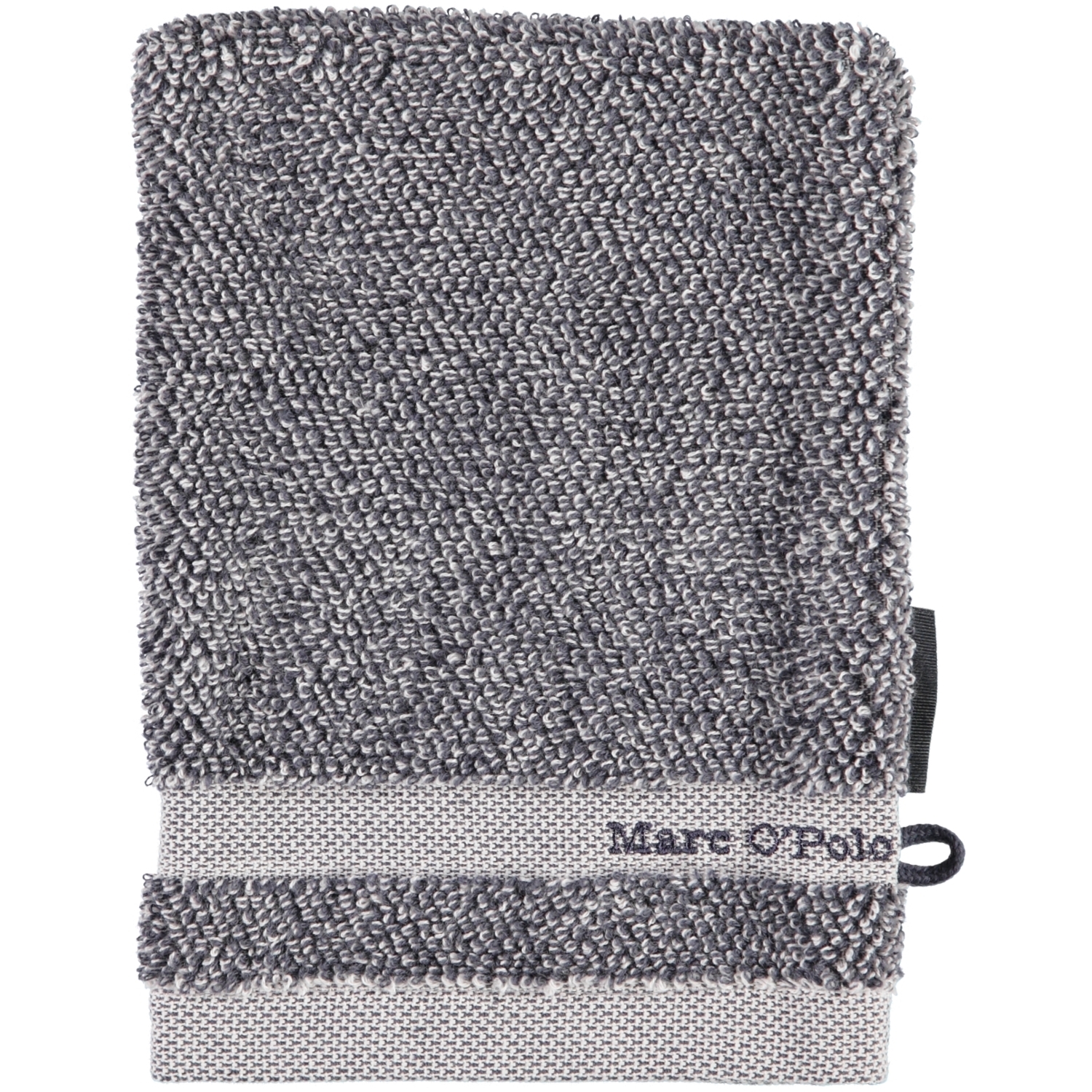 Полотенце для ванной Marc O'Polo Melange marine light silver, цвет marine light silver