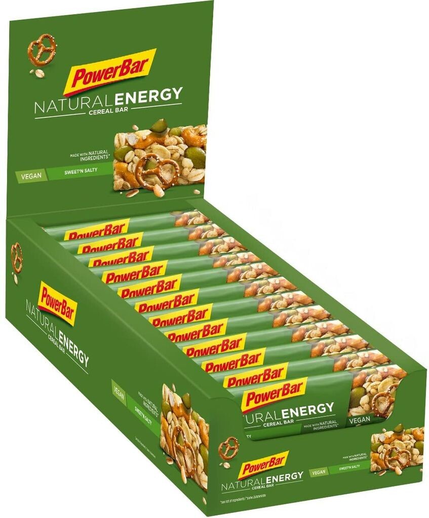 

PowerBar Natural Energy, 24 батончика по 40 г в КОРОБКЕ, разноцветная смесь