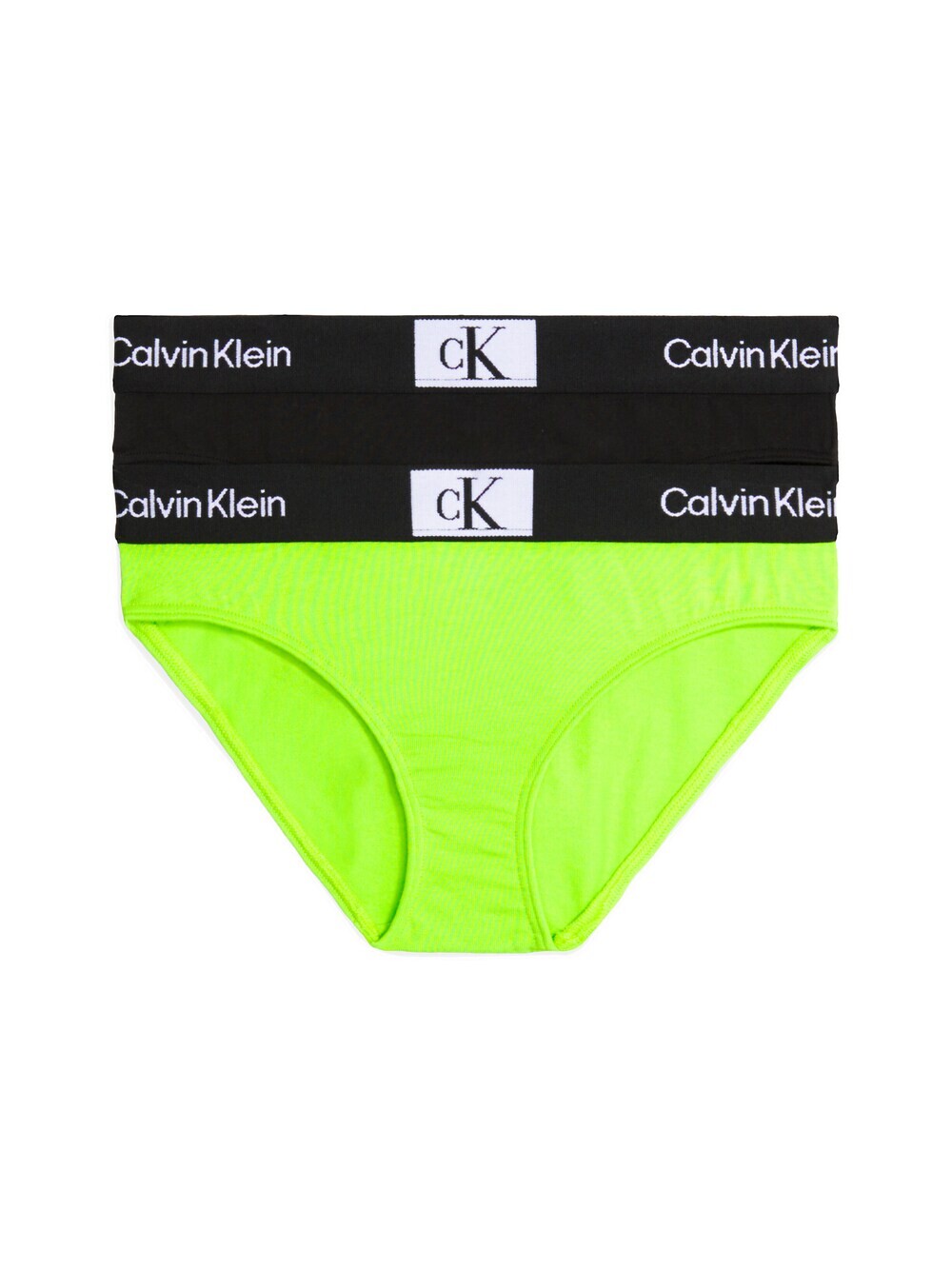 

Бикини Calvin Klein, лаймовый/черный