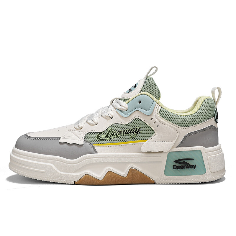 

Кеды мужские, обувь для скейтбординга низкая Deerway, цвет Rice apricot green