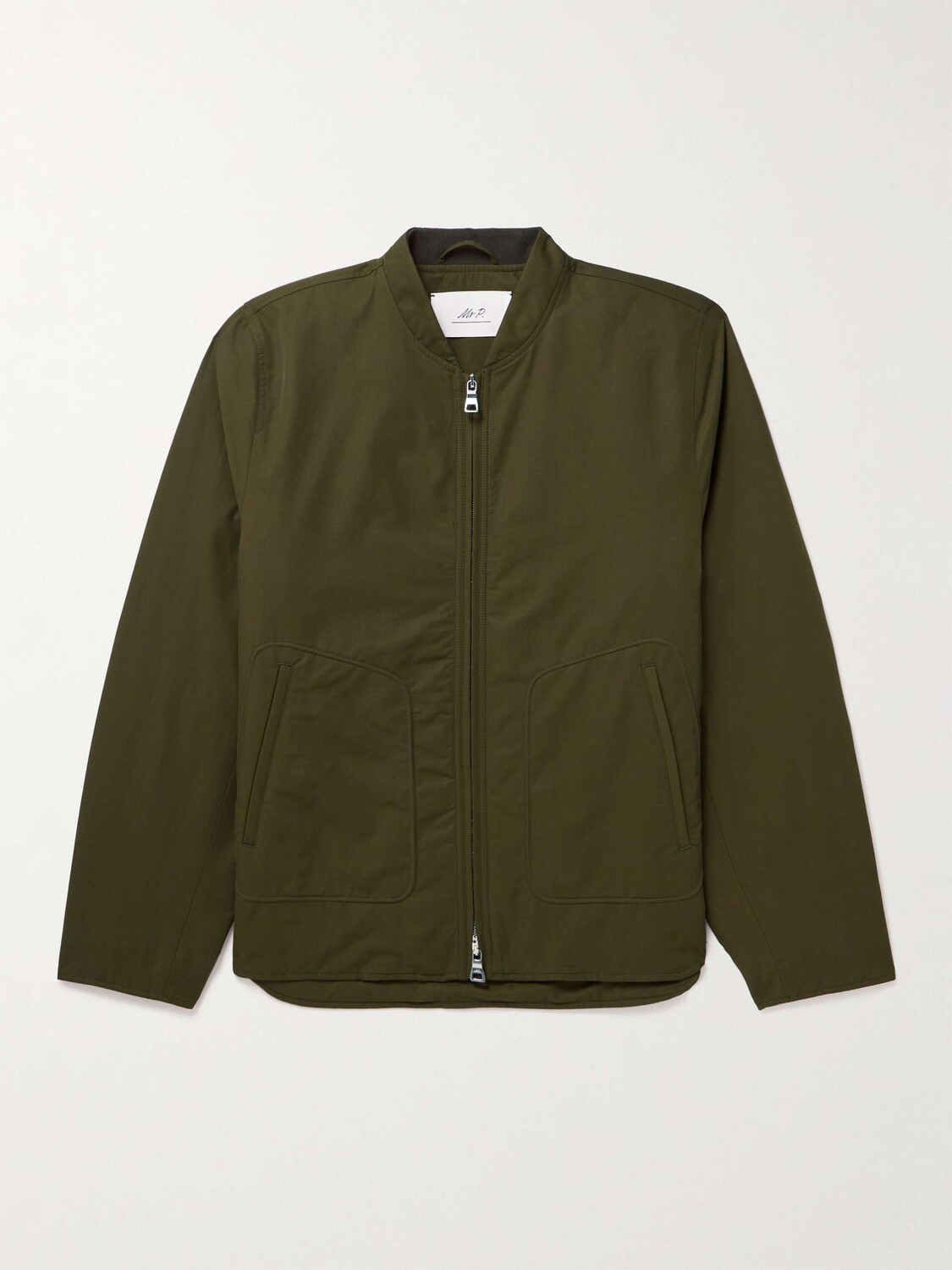 

Утепленная куртка Harrington из смесового хлопка Mr P., зеленый