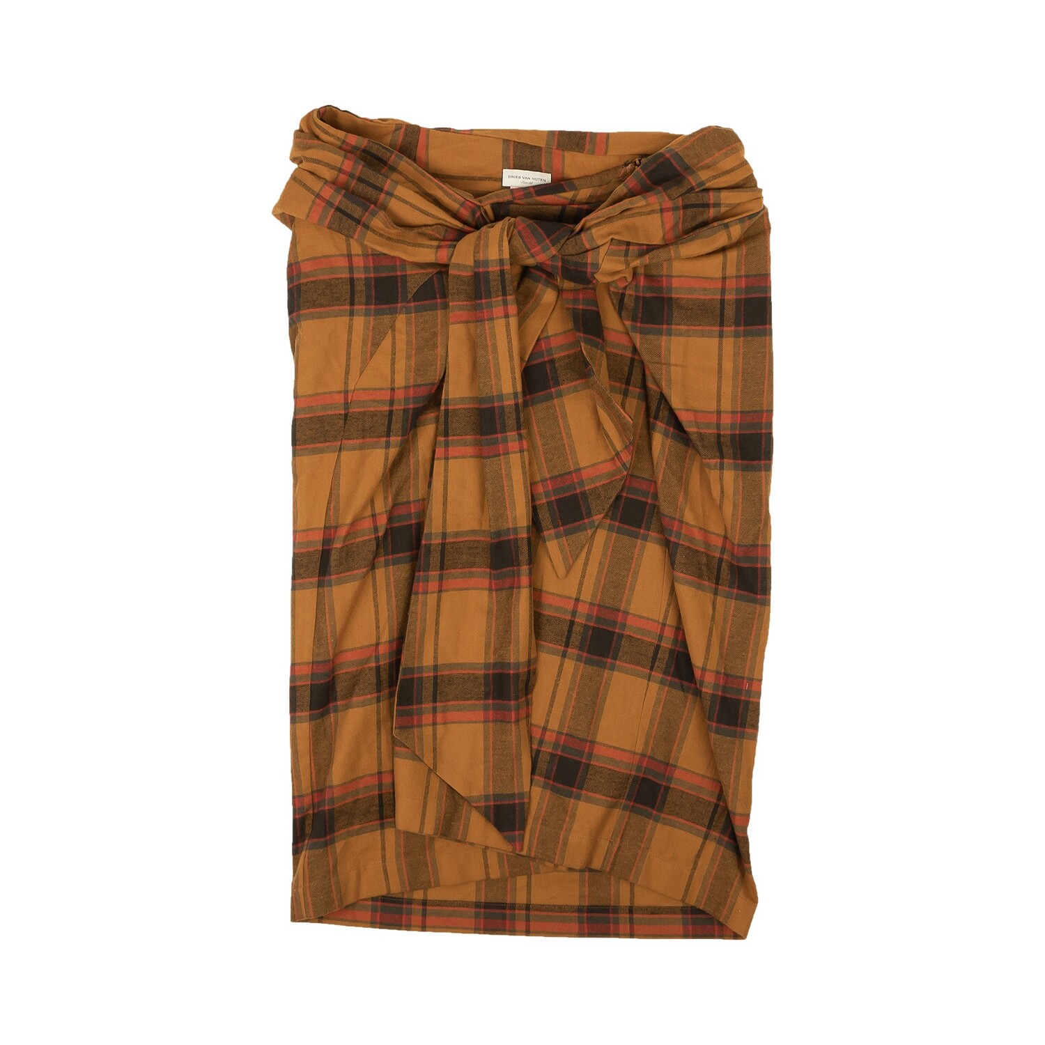 

Юбка с запахом Dries Van Noten Senma, цвет Куркума