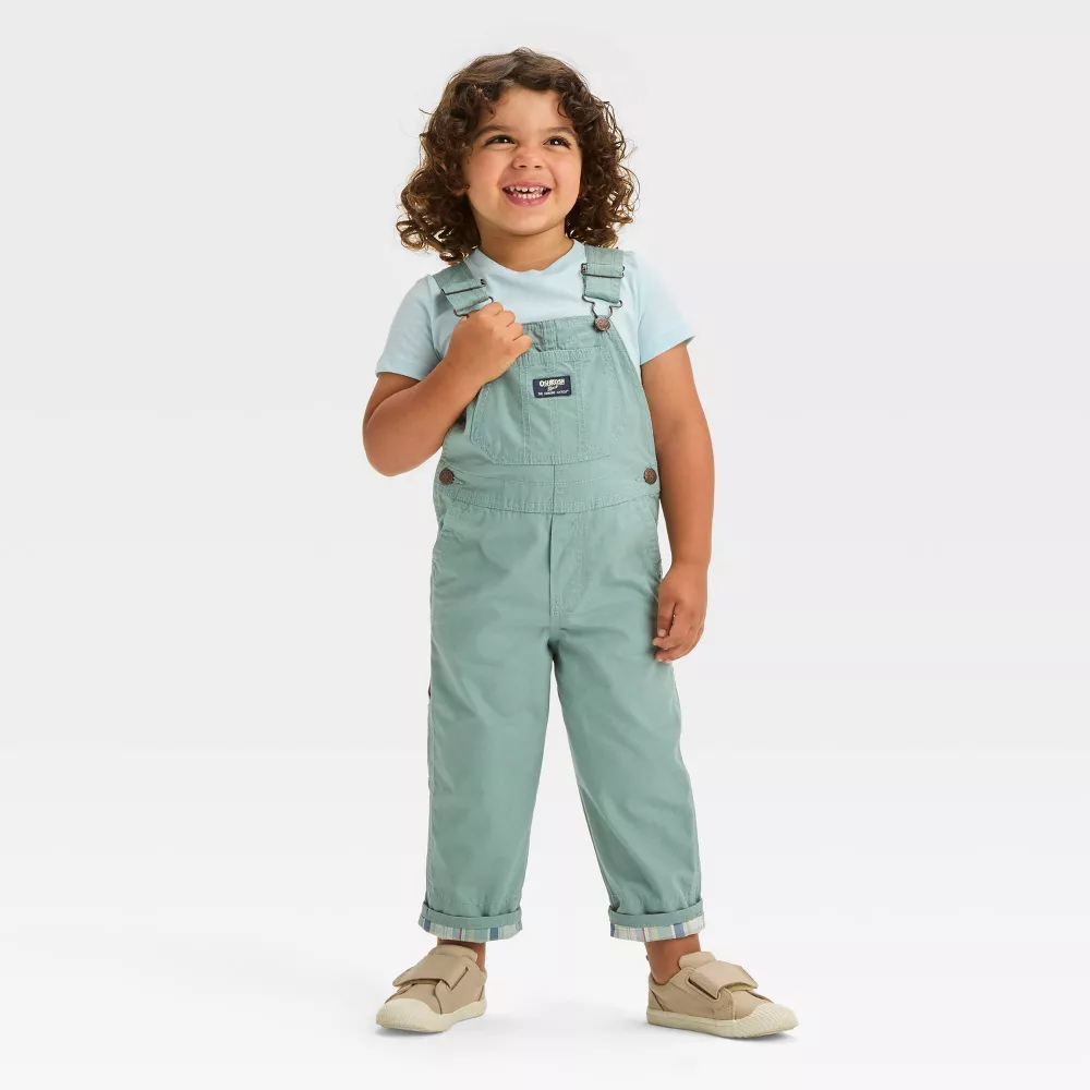 

Комбинезон в клетку для мальчиков OshKosh B'gosh, цвет Light Green