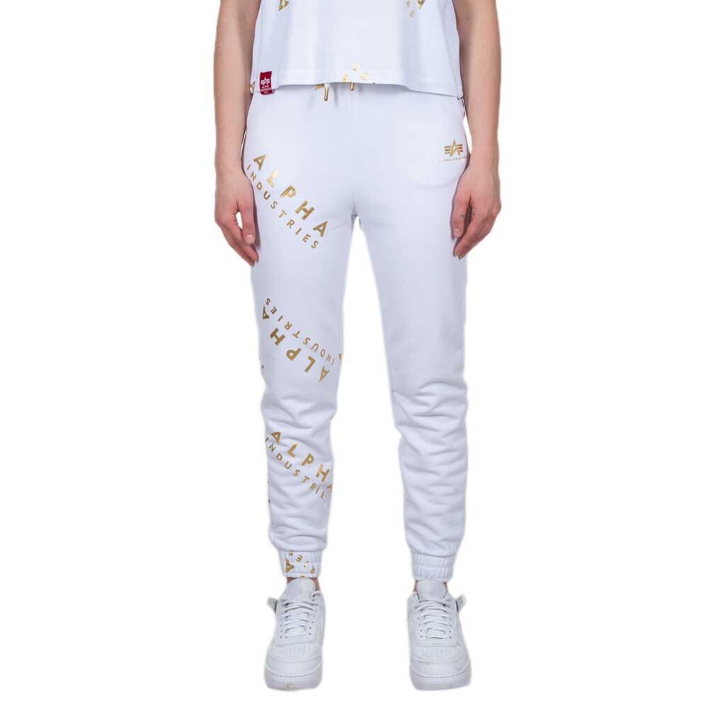 

Леггинсы Alpha Industries Foil All Over Print, белый