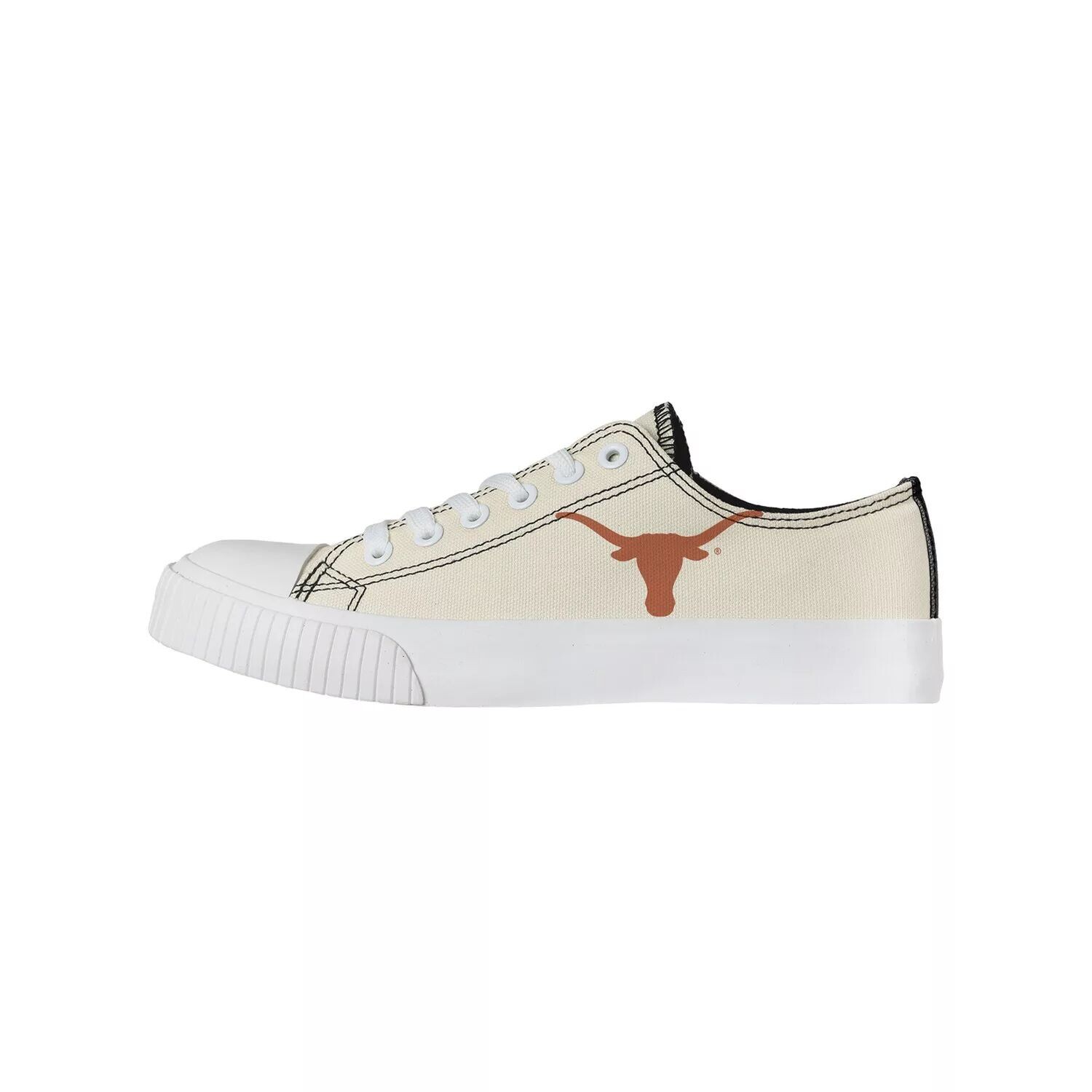 

Женские низкие парусиновые туфли FOCO кремового цвета Texas Longhorns