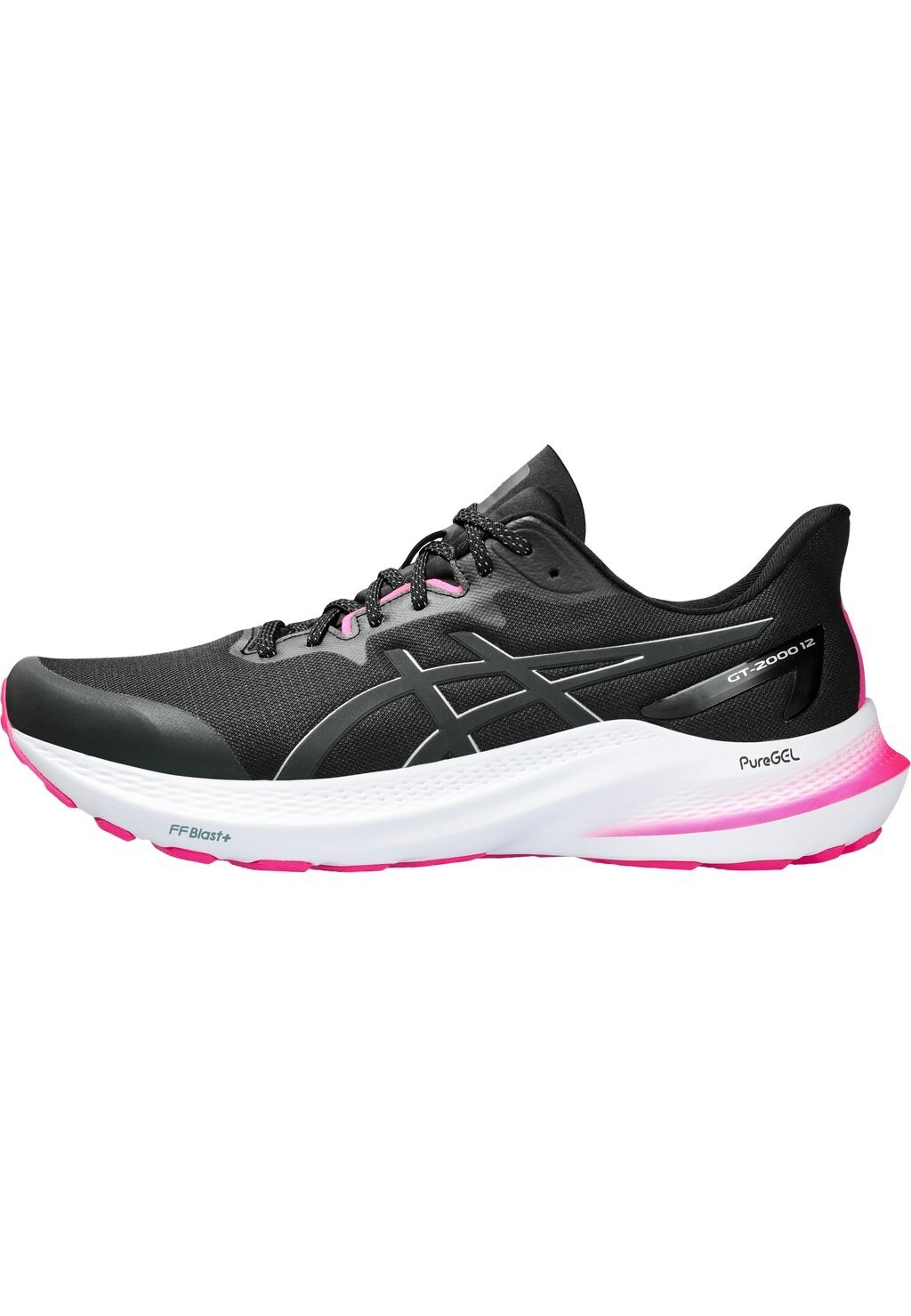 

кроссовки для стабилизирования Gt-2000 12 Lite Show ASICS, цвет black pure silver