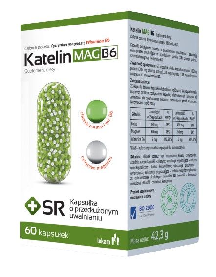 Магний с витамином B6 Katelin Mag B6, 60 шт
