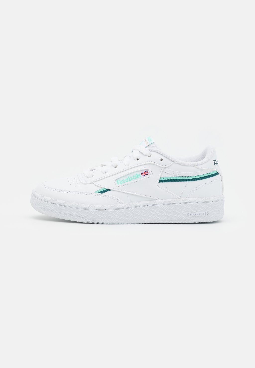 

Кроссовки Reebok Club C 85 Vegan Unisex, обувь белый / мятный оттенок