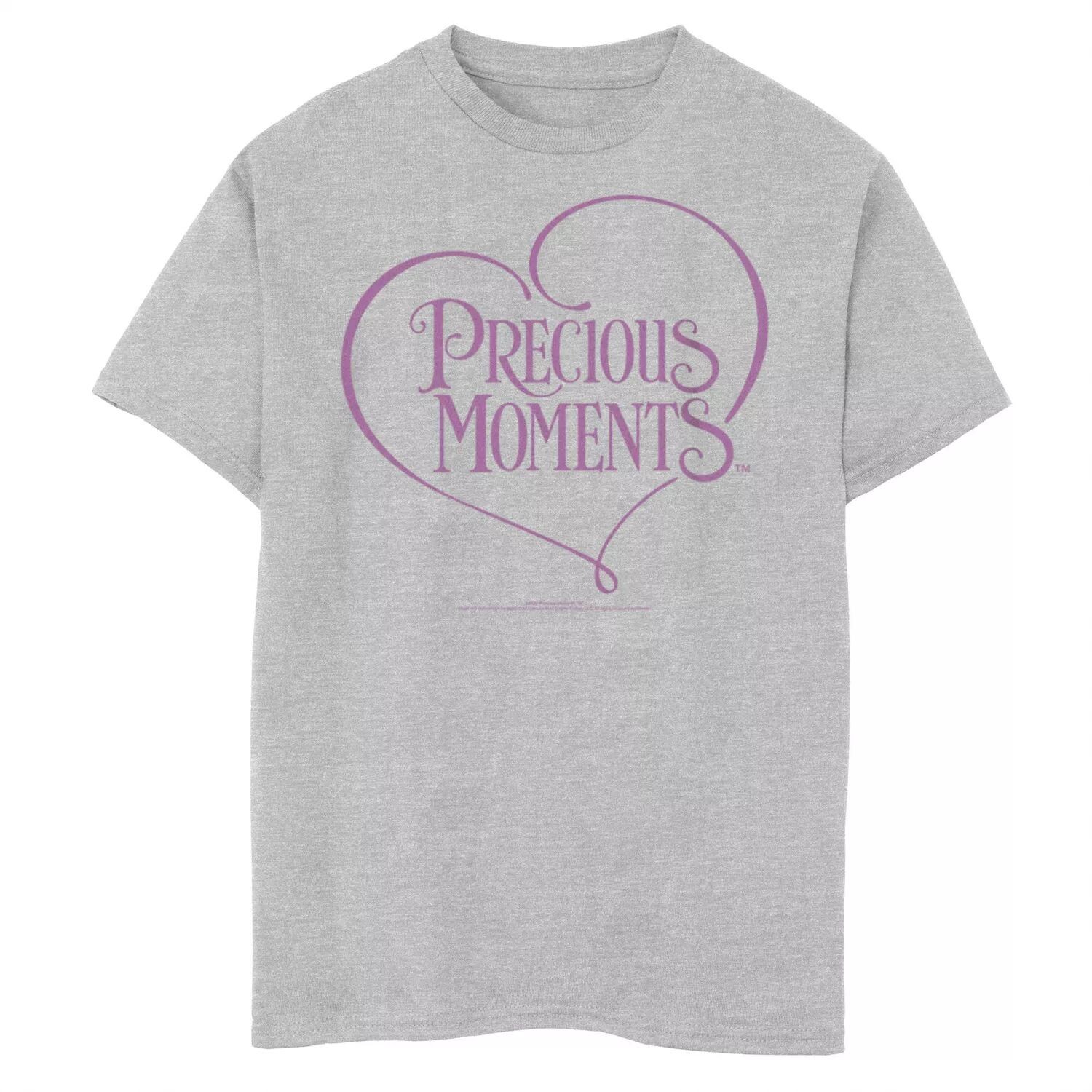 

Футболка с логотипом Center Hearted и графическим рисунком Precious Moments для мальчиков 8–20 лет Licensed Character