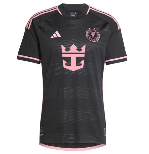 

Футболка inter miami cf 23 24 выездная аутентичная футболка азия размеры Adidas, черный