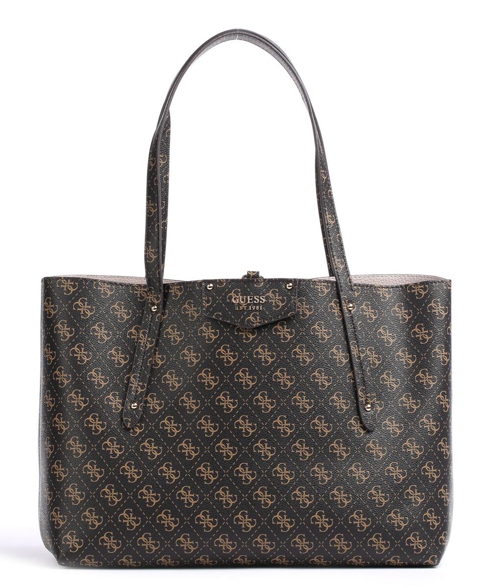 

Шоппер Eco brenton из искусственной кожи Guess, коричневый