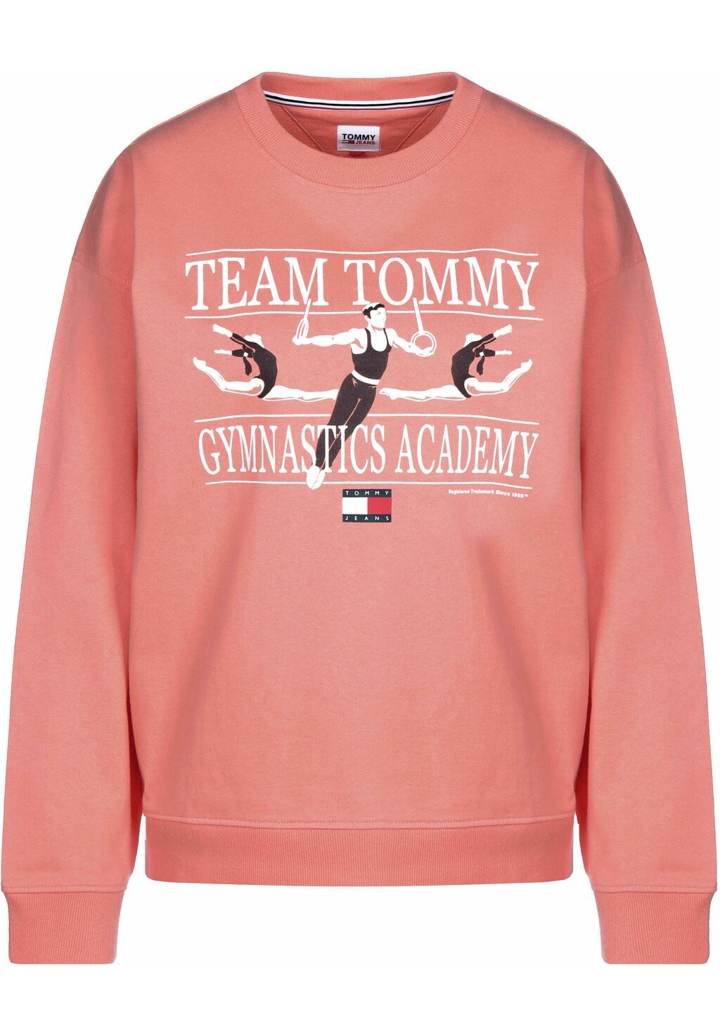 

Толстовка с капюшоном Tommy Jeans, розовый