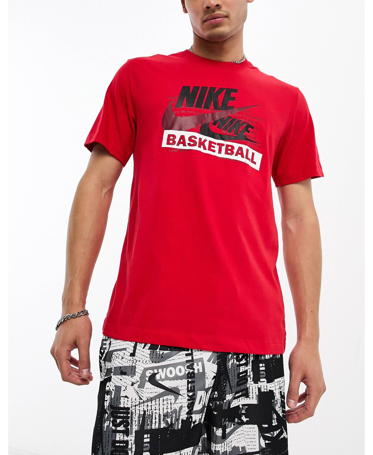 

Красная футболка с логотипом Nike Basketball, Красный