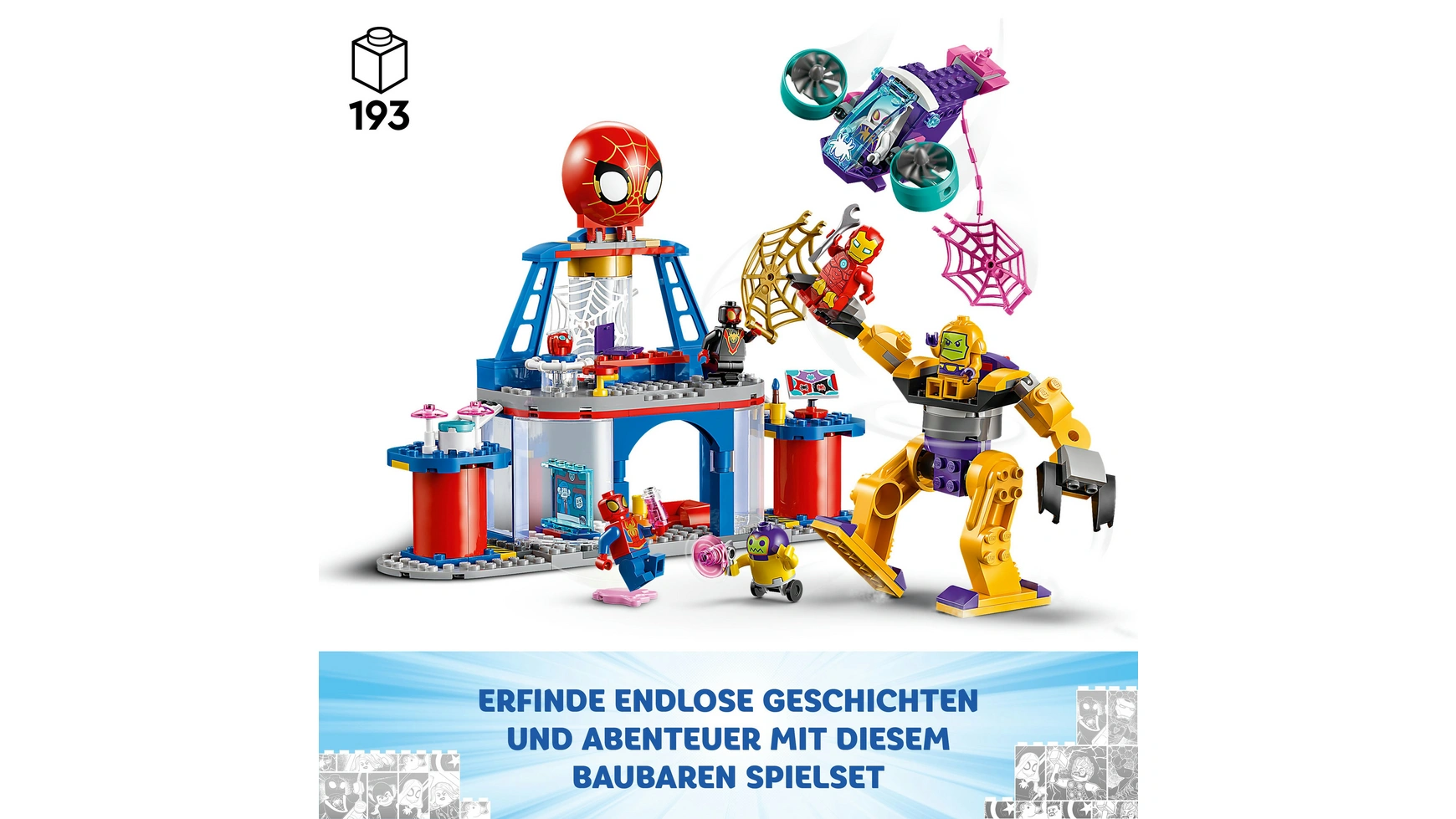 Lego Marvel Spidey and his super friends Штаб-квартира команды Спайди