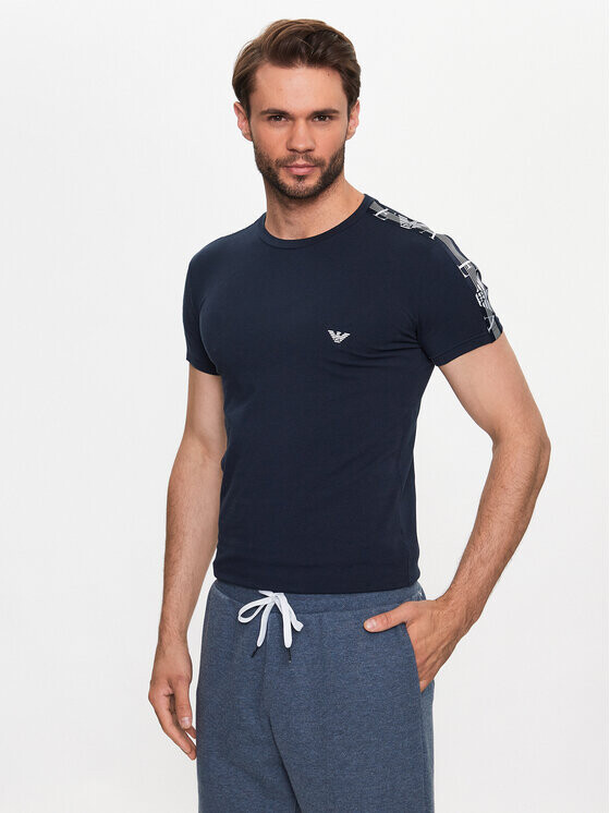 

Футболка стандартного кроя Emporio Armani Underwear, синий