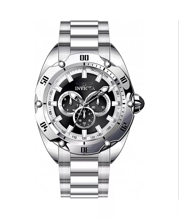 

Мужские часы 45729 Venom Quartz Chronograph с черным циферблатом Invicta, черный