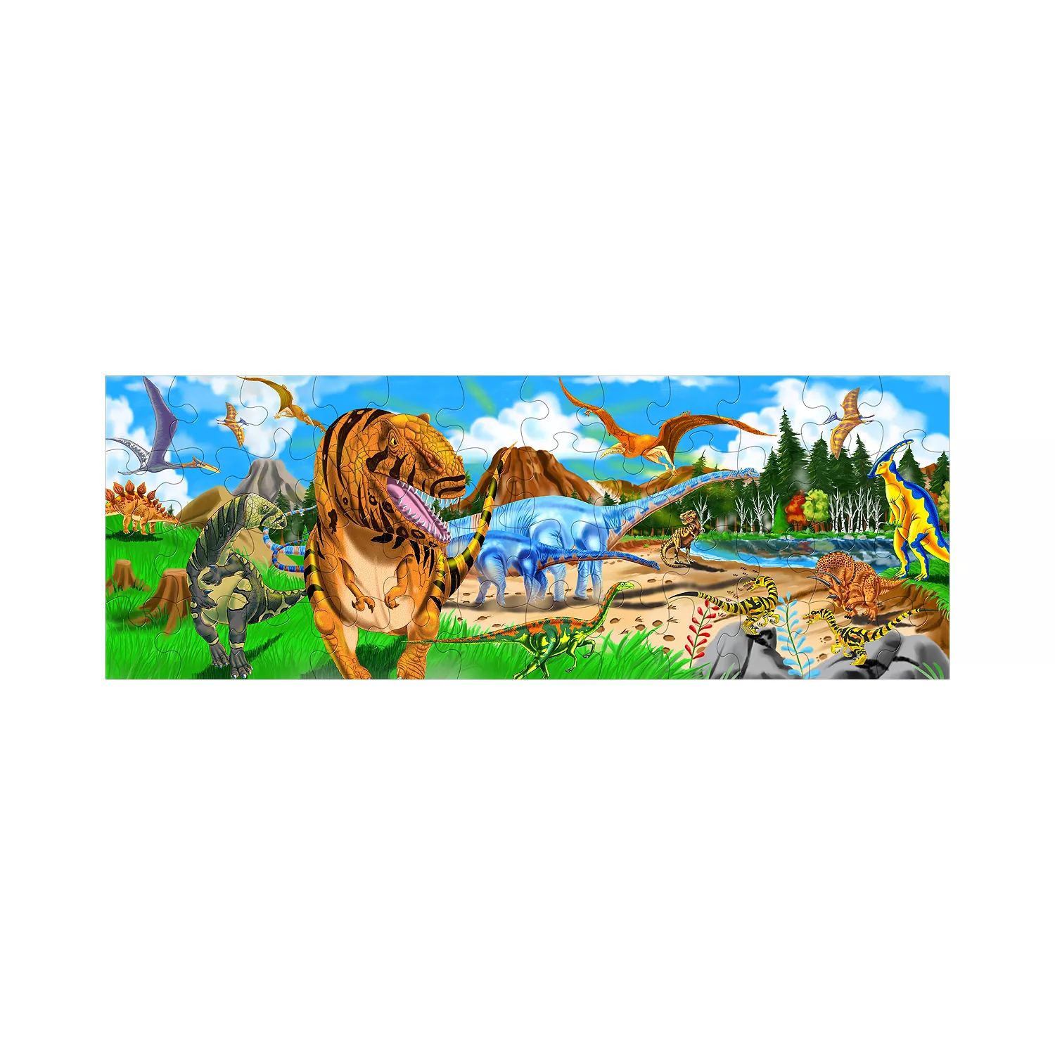 Мелисса и Дуг: Напольная головоломка «Земля динозавров» Melissa & Doug