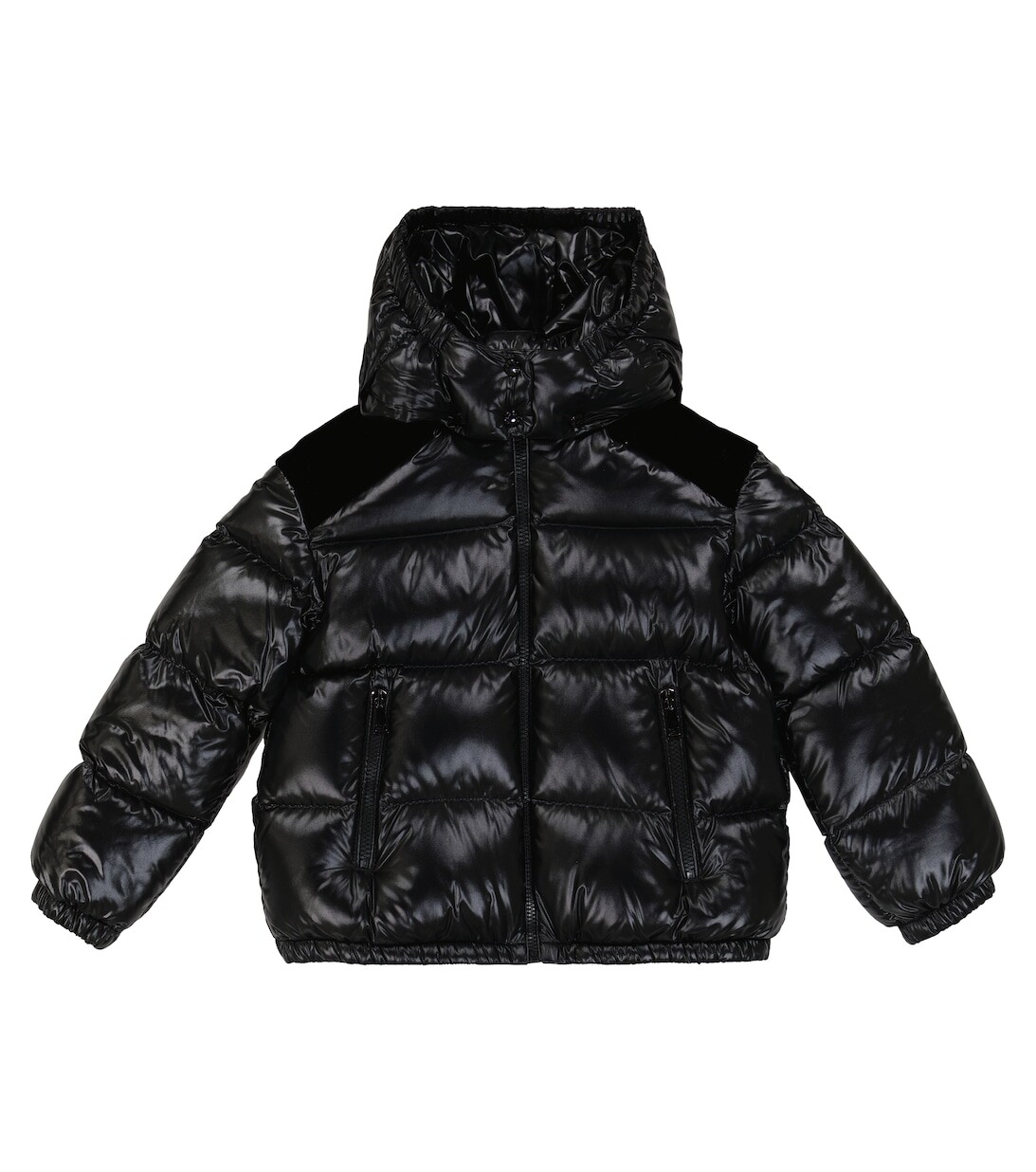 

Пуховое пальто Chouelle Moncler Enfant, черный