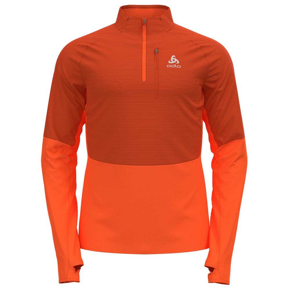 

Толстовка на молнии Odlo Sesvenna Sl 1/2 Zip, оранжевый
