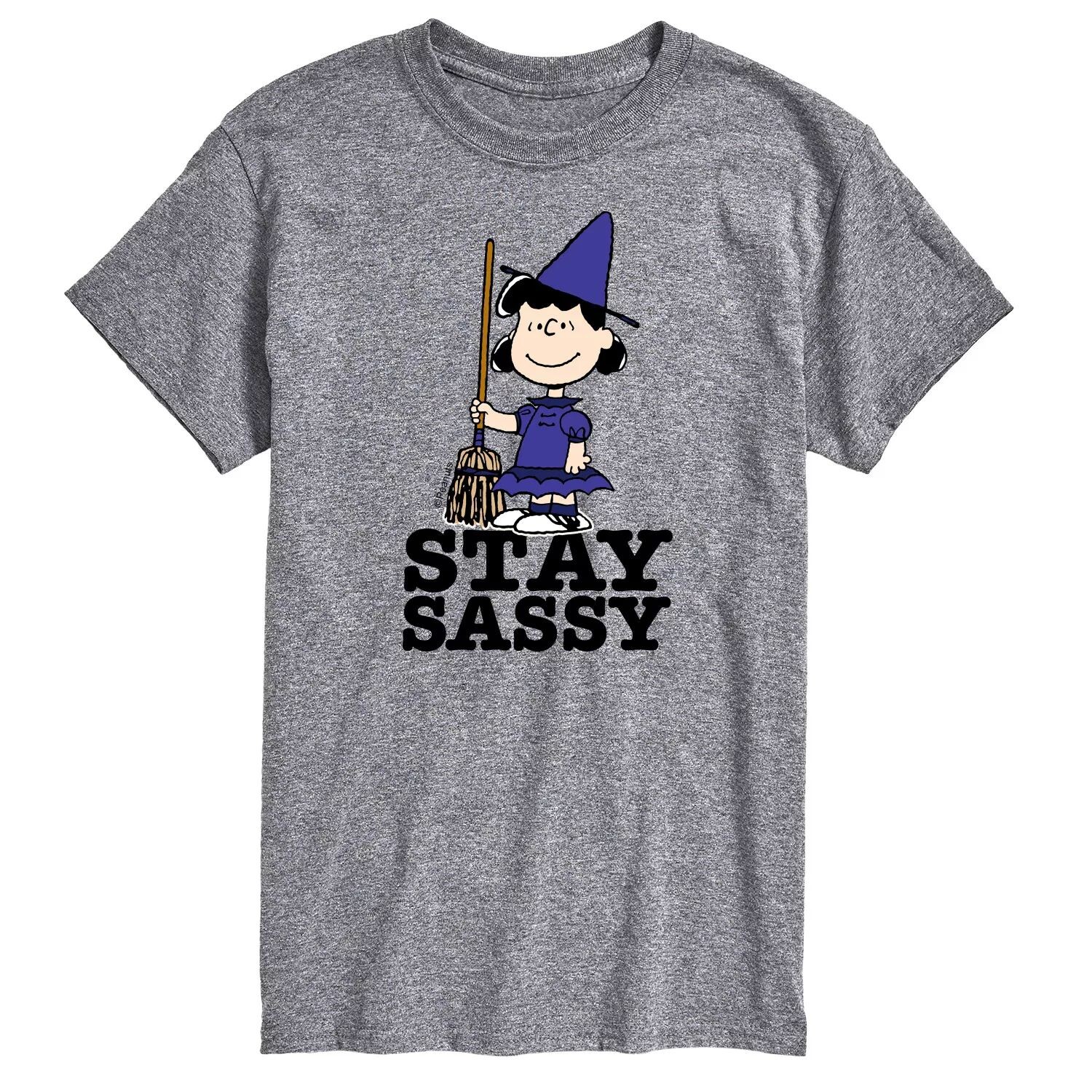 

Футболка Big & Tall Peanuts Lucy Stay Sassy Licensed Character, серый