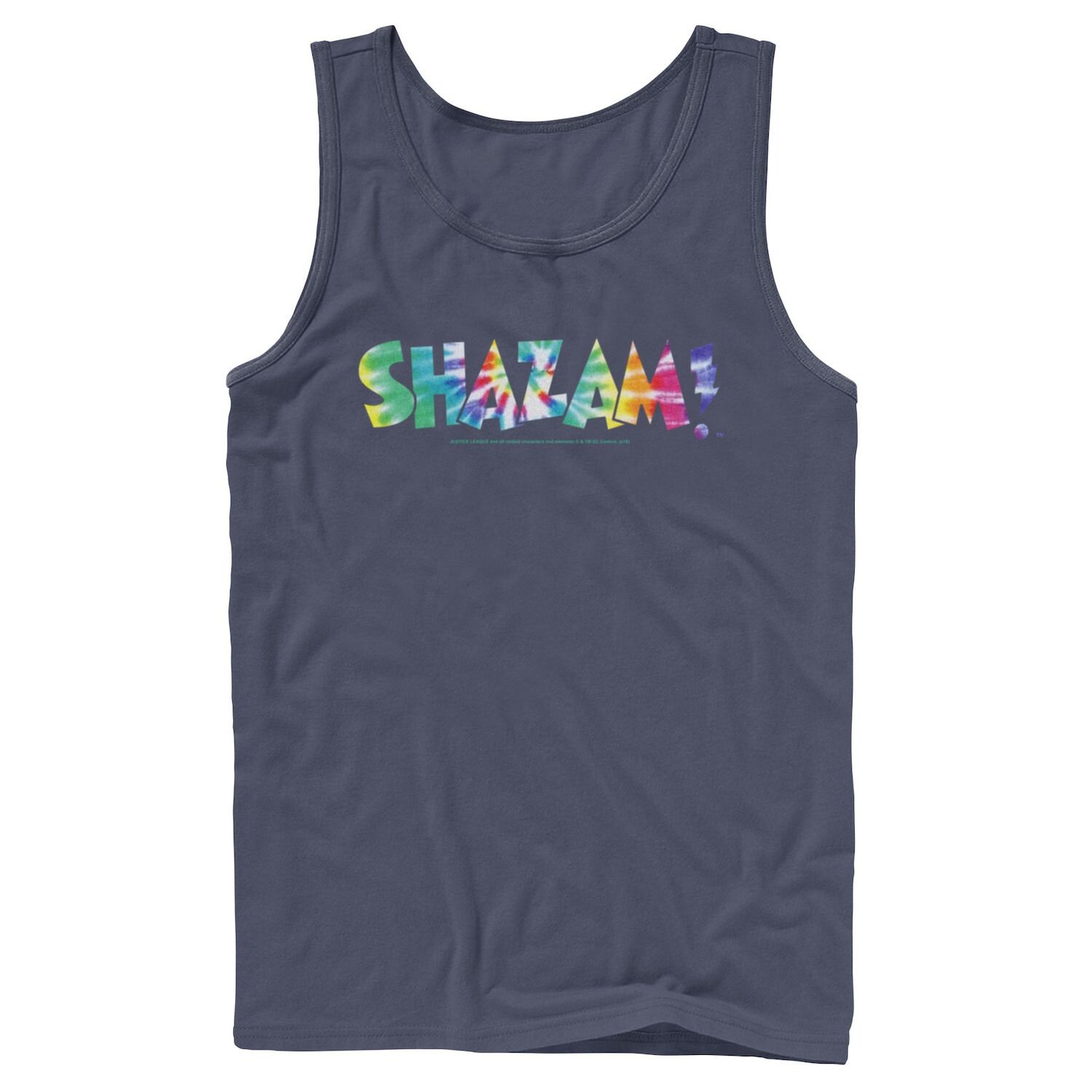 

Мужская майка с логотипом DC Comics Shazam Tie Dye
