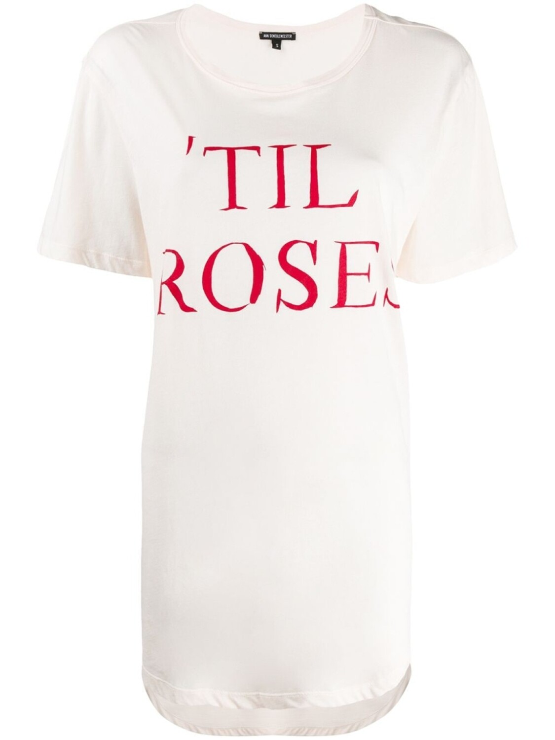 

Футболка Til Rose Ann Demeulemeester, розовый