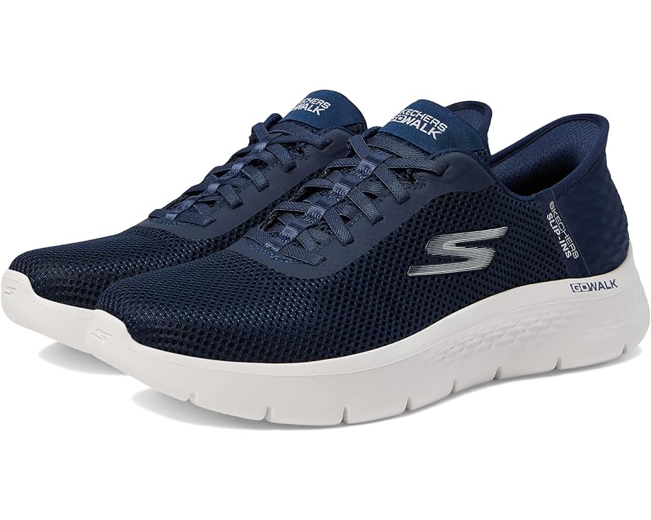 Кроссовки SKECHERS Performance Go Walk Flex Grand Entrance Hands Free Slip-Ins, цвет Navy/White кроссовки женские skechers slip ins go walk flex grand entrance черный