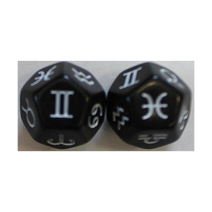 

d12 Астрологические знаки, Dice - Symbols, Functional & Unique Dice