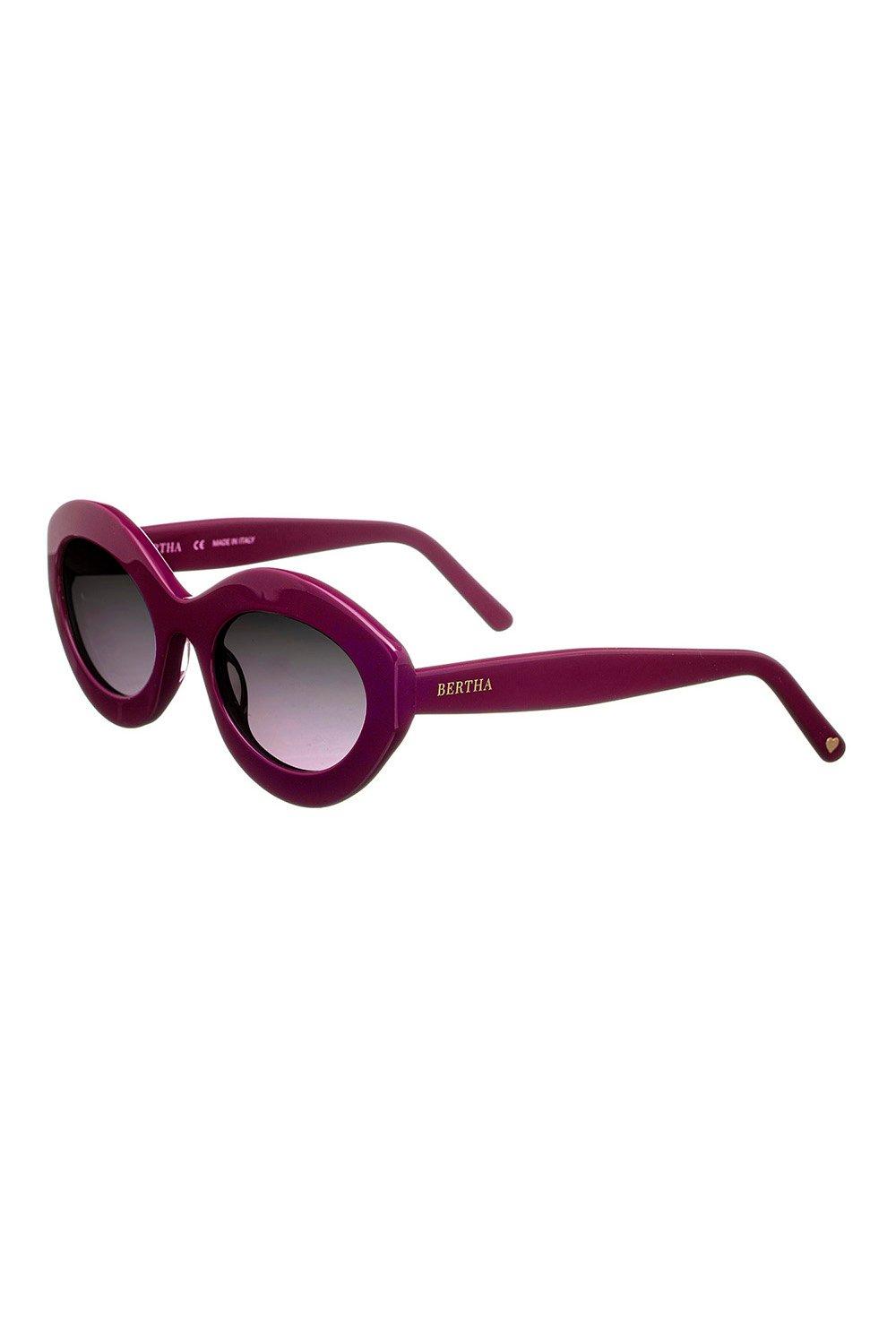 Солнцезащитные очки Severine ручной работы в Италии Bertha, розовый