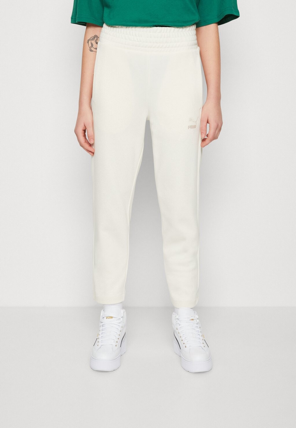 

Спортивные брюки Puma T7 High Waist, pristine, Серый