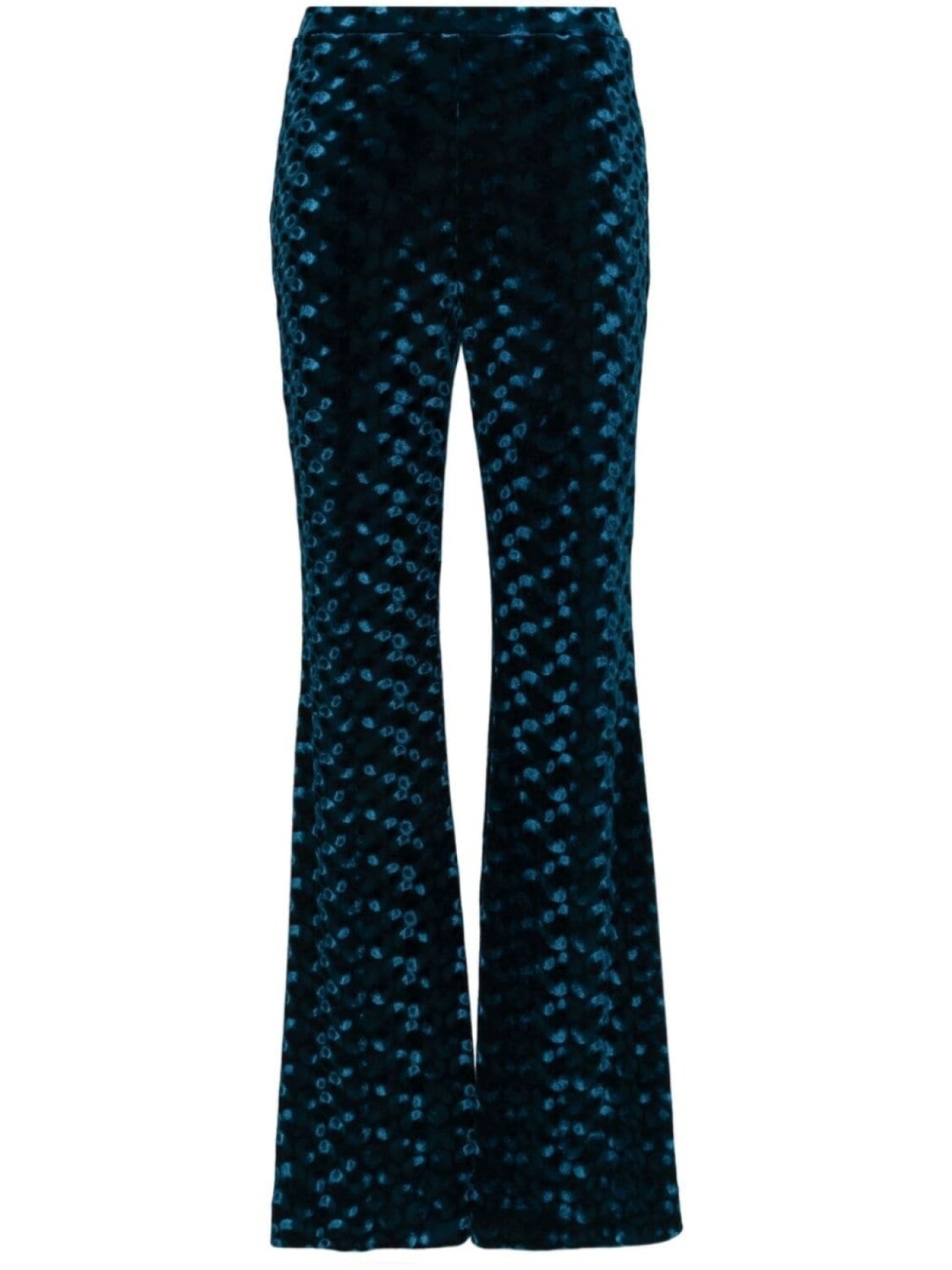

Diane Von Furstenberg расклешенные бархатные брюки, синий