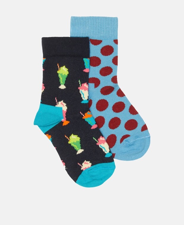 

Носки, упаковка 2 шт. Happy Socks, темно-синий