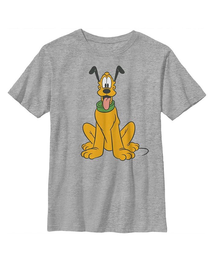 

Мальчик Микки & Детская футболка Friends Pluto Perked Dog Ears Disney, серый