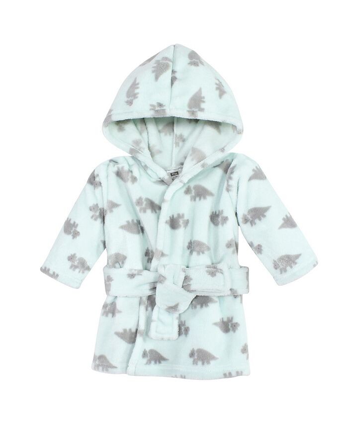 

Детский халат унисекс Baby h Animal Face, трицератопс, 0–9 месяцев Hudson Baby, синий