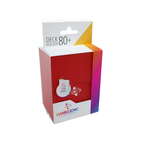 Коробка для карточек Gamegenic Deck Holder 80+ Red Gamegenic