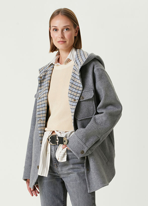 

Куртка с капюшоном Etro, серый